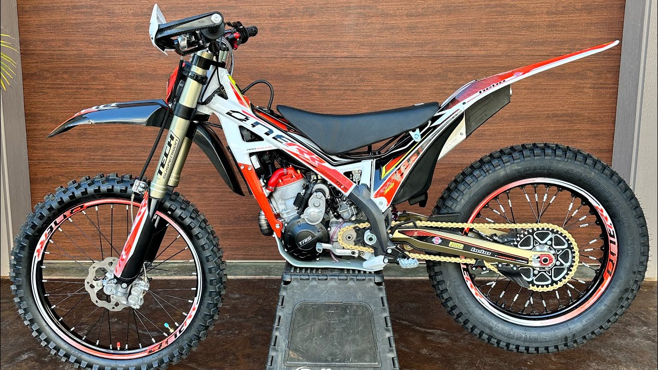 The all new transformed hard enduro 2023 TRS 300 RR  Electric start