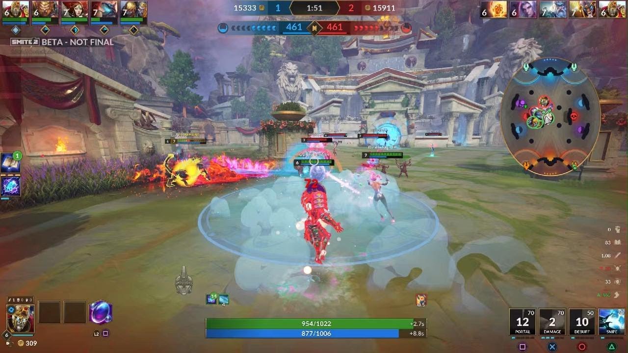 SMITE 2 Loki Penta 12/4 Casual Arena Gameplay