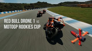 Motogp Rookie Cup - Full Lap Battle At Jerez Red Bull Drone 1