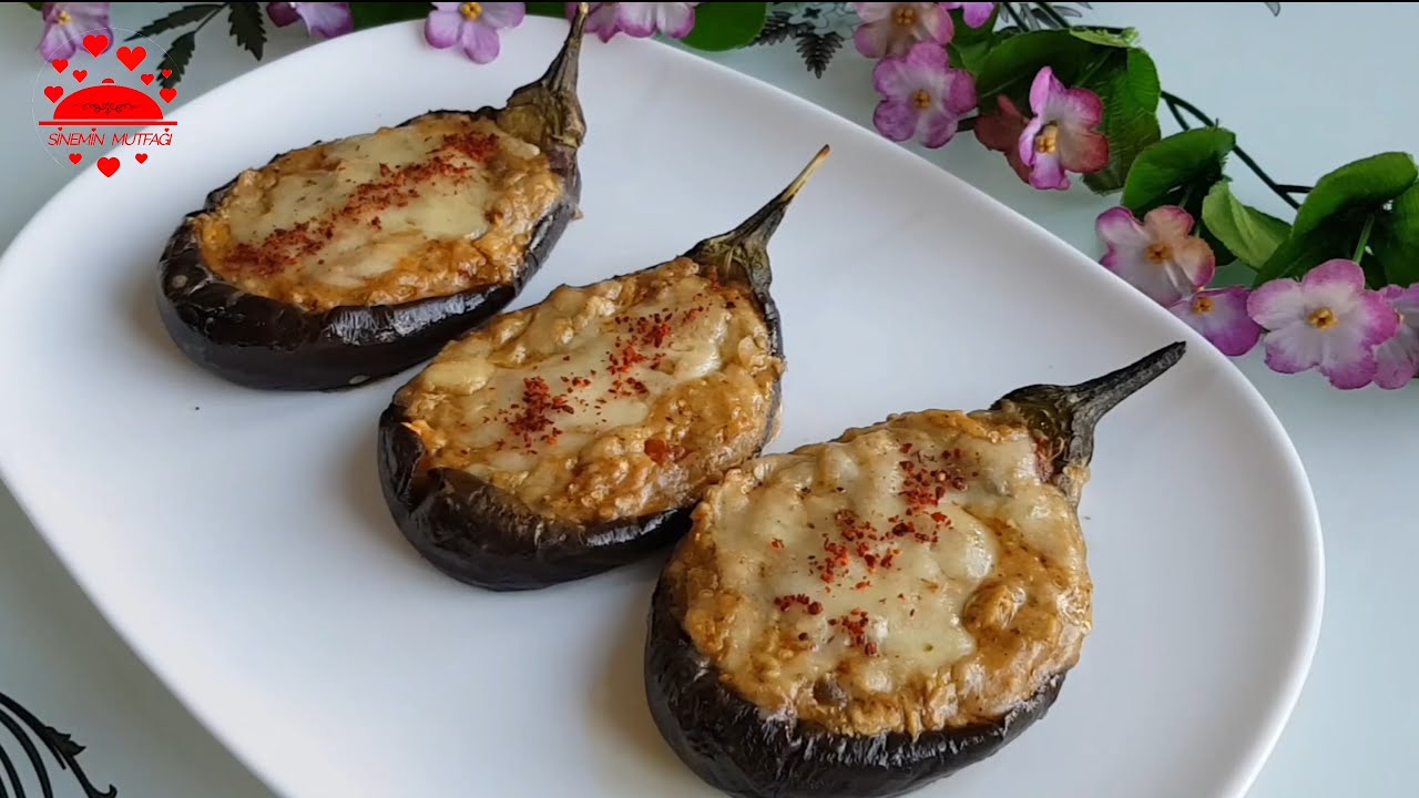 Hep Aynı tarifi yapmaktan  sıkılanlar bu tarifi mutlaka deneyin Patlıcan Pabucaki Tarifi