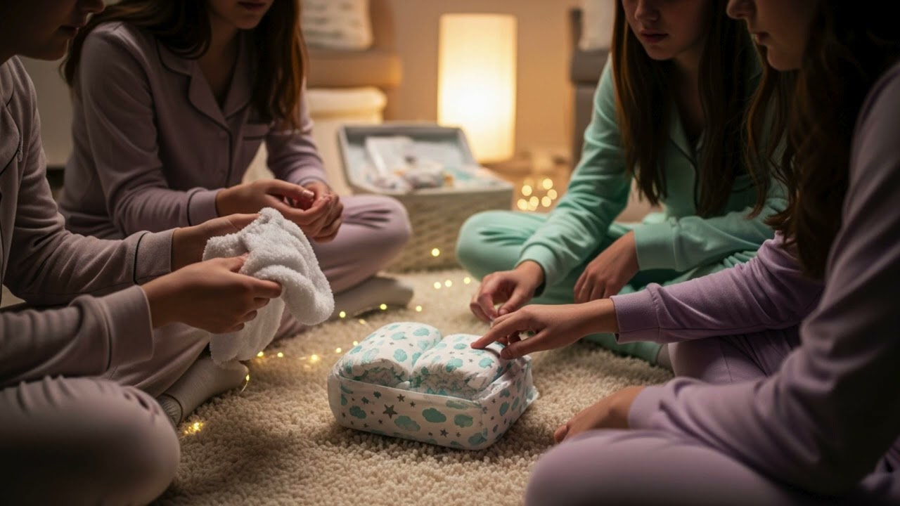 Discovering Diaper Comfort: A Cheer Squad's Secret Sleepover Story | ABDL Comforts
