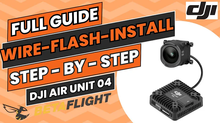 Quick Setup Guide - DJI Air Unit 04 - How To Wire, Flash & Betaflight Setup !!