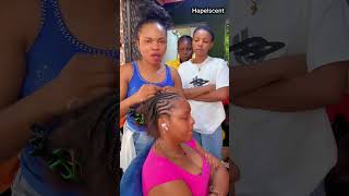 How I made Jaydah waydah braid style for my client 