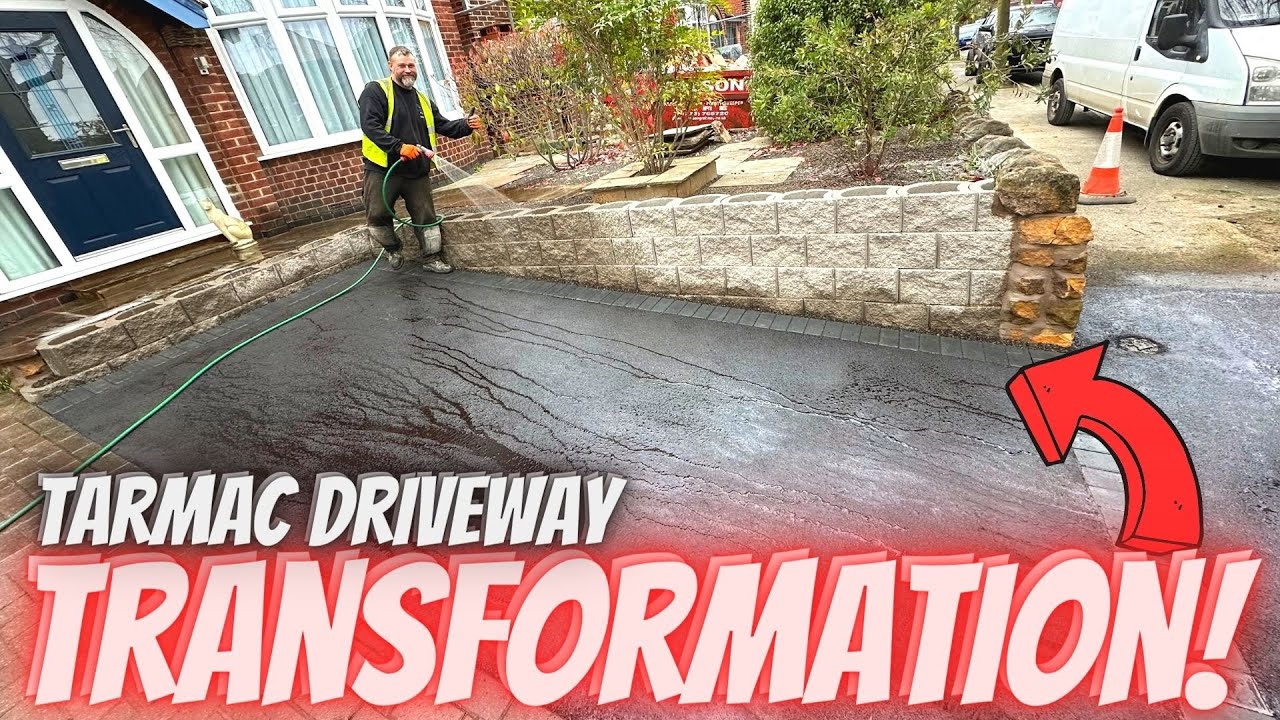 This CRAZY Driveway TRANSFORMATION Is COMPLETE! - YouTube