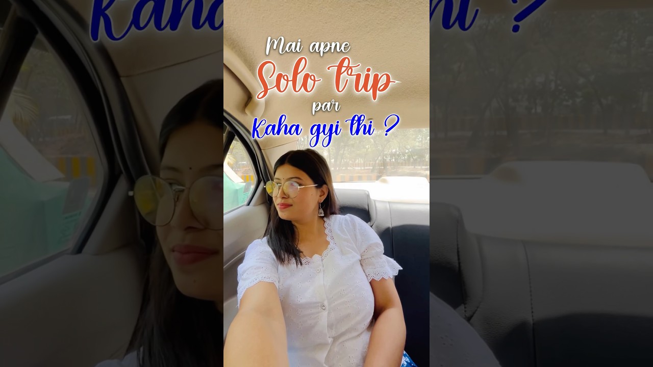 This is the *first solo* trip of my life✈️😍| 