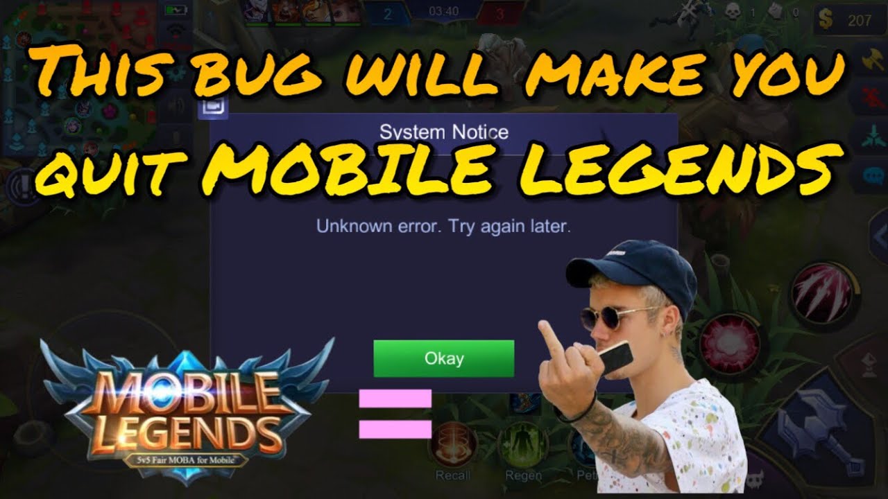 This BUG will make you wanna quit MOBILE LEGENDS!!! - YouTube