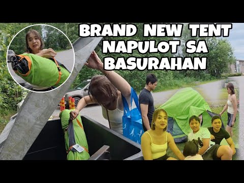 SA BASURAHAN LANG PALA MAKUKUHA ANG JACKPOT NA TENT | DUMPSTER DIVING IN FINLAND | THAI-FINNISH