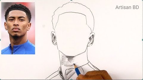 How To Draw Jube Bellingham Drawing Portrait || Real Madrid || Easy Pencil Sketch Tutorial