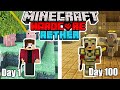 I Survived 100 Days In Minecraft Hardcore in the AETHER and Here's What Happened