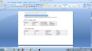 how to create a table in oracle 10g