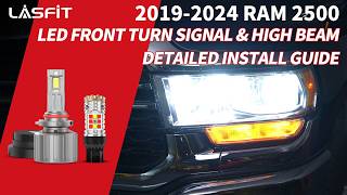 2019-2024 Ram 2500 Halogen to LED Upgrade Part 1 | Front Turn Signal & High Beam Install Guide