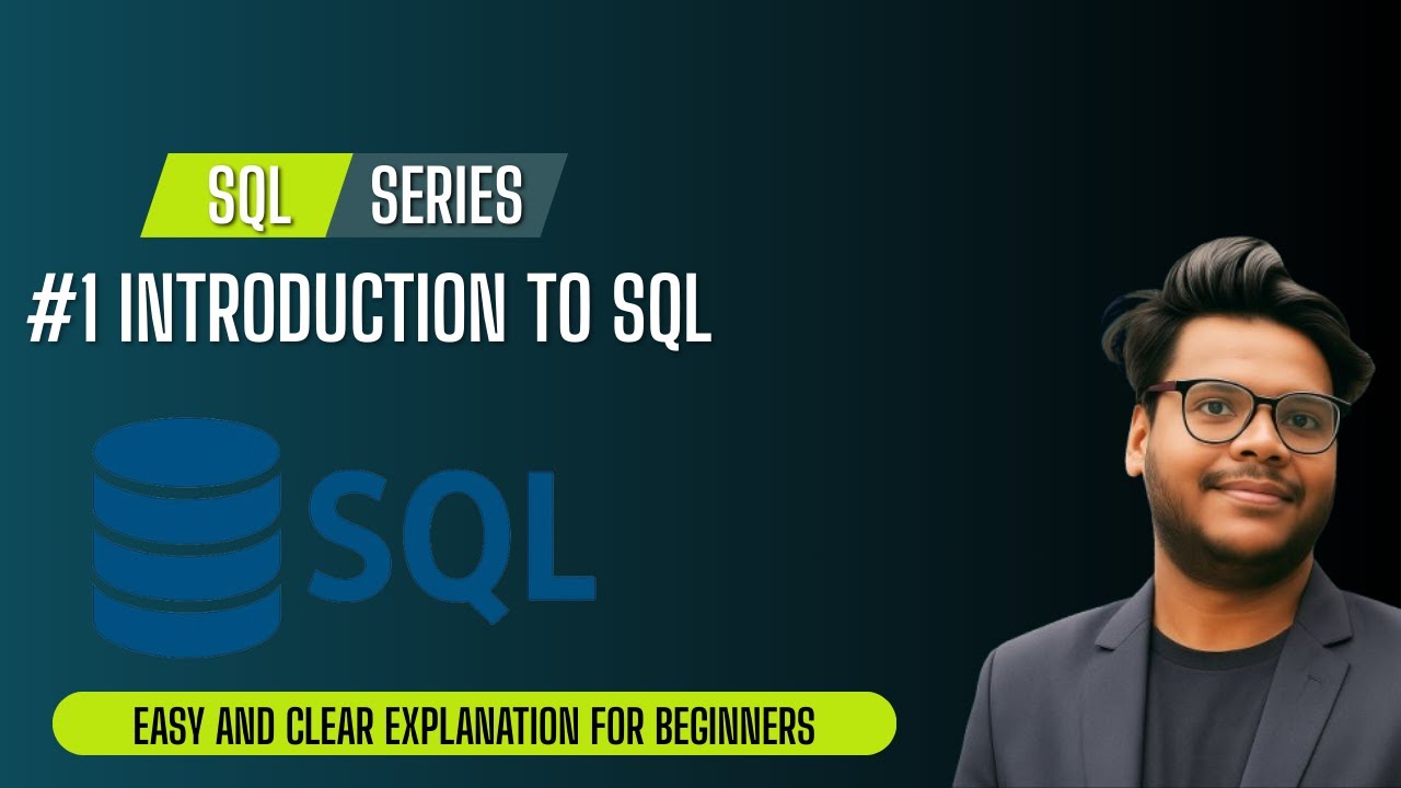 Introduction to SQL | Basics of Data, Database, DBMS & RDBMS - YouTube