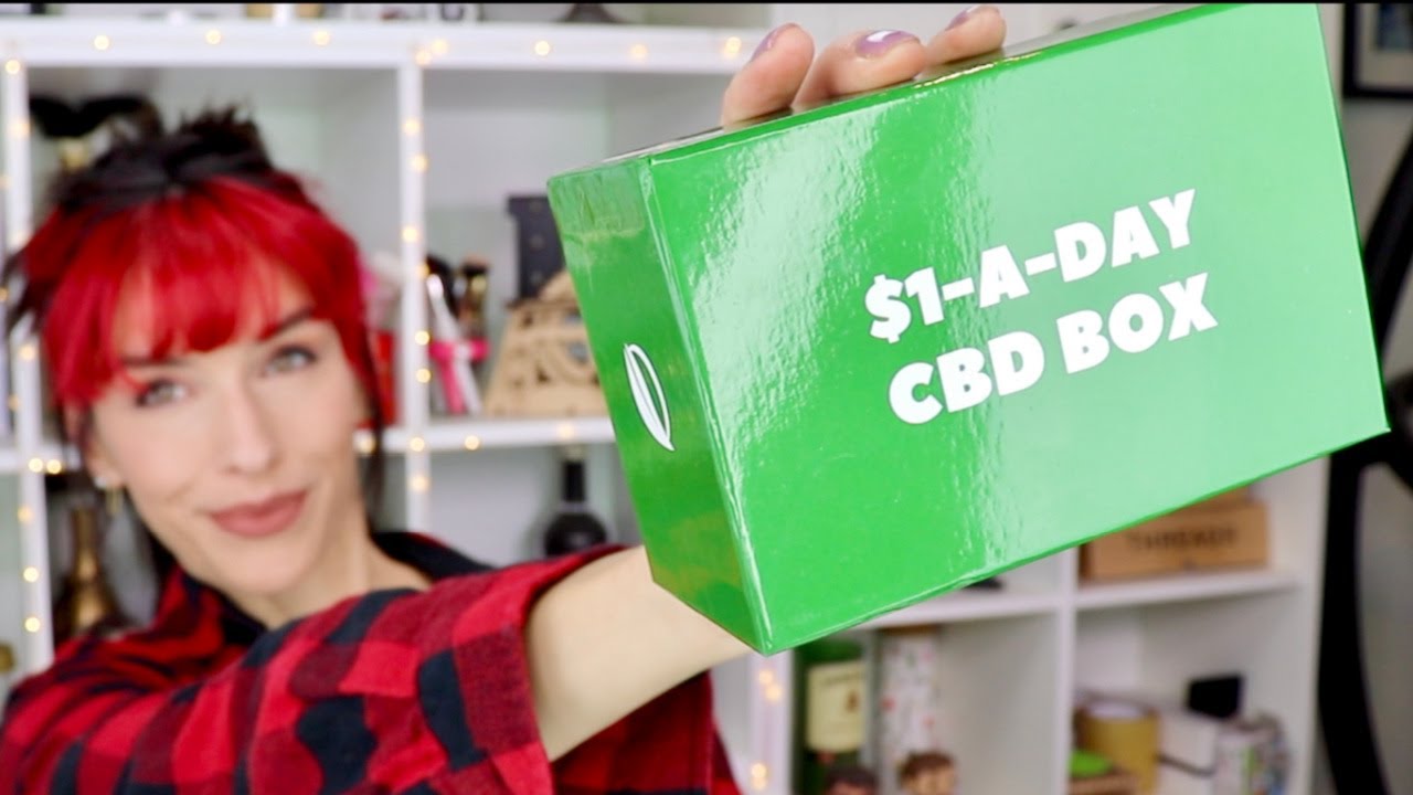CBD Subscription Box | $1-A-Day CBD BOX Unboxing and Review