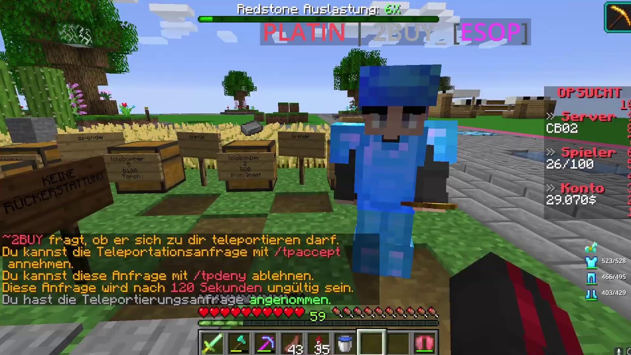 Minecraft Spieler Zu Mir Teleportieren