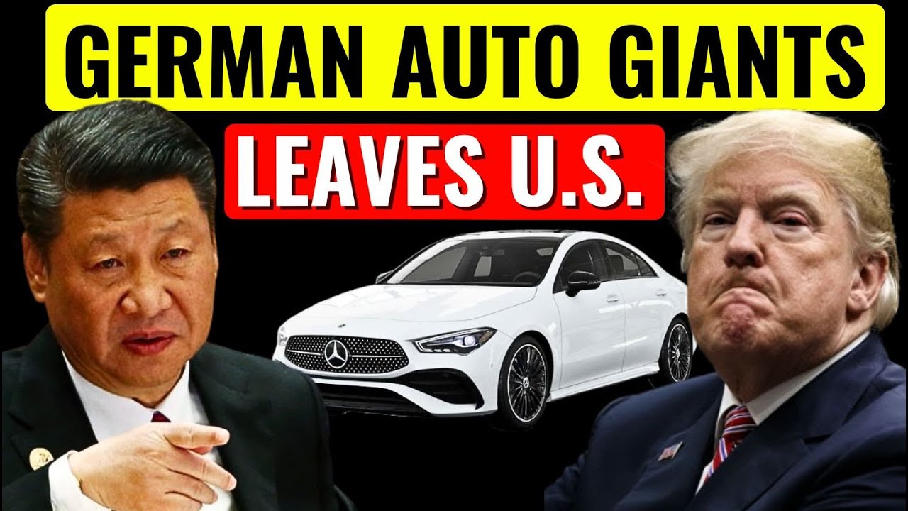 Немецкие автомобильные гиганты просто уходят из Америки? Трамп в шоке! Тарифы, торговая война.