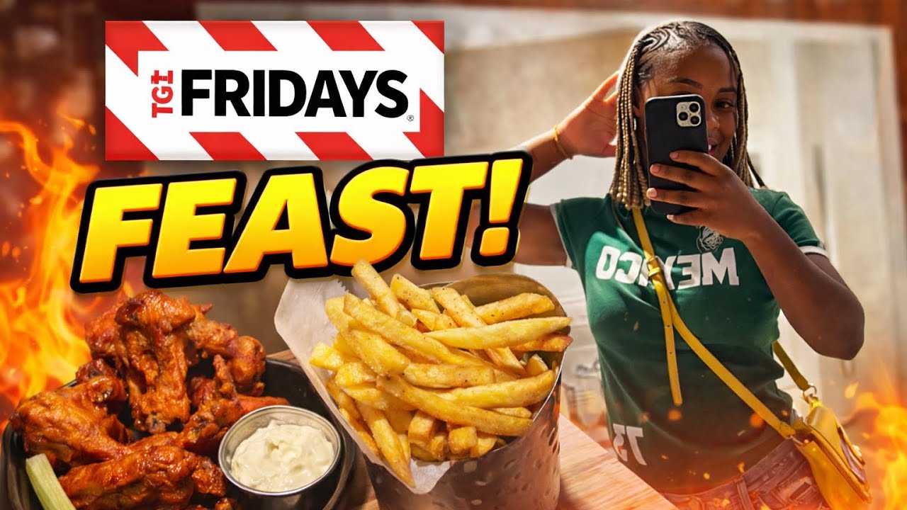 Вечер свиданий в TGI Fridays 🍔🍟 Крылышки, бургеры и хорошее настроение!