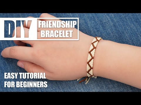 Zigzag Stripe Macrame Friendship Bracelets | Easy Tutorial for Beginner
