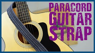 Paracord Guitar Strap—Adjustable!