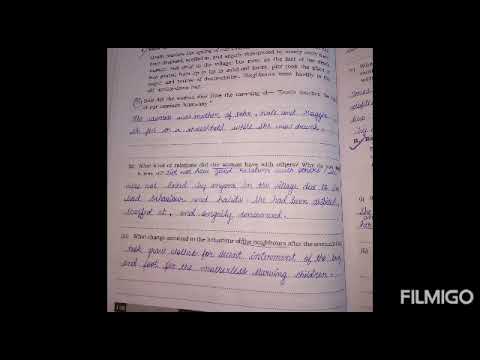 An angel in disguise, workbook questions answers, class 10, chapter 6