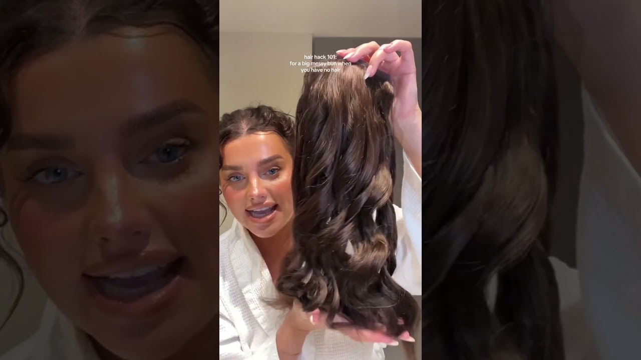 Hair Hack 101: Messy Bun on SHORT Hair ✨