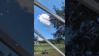 Today&#39;s pool enclosure wash, get your free quote 321-222-3341#palmbay #pressurewashing #paversealing