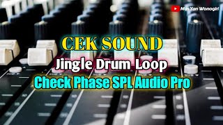 CEK SOUND Jingle Drum Loop | Check Phase SPL Audio Pro