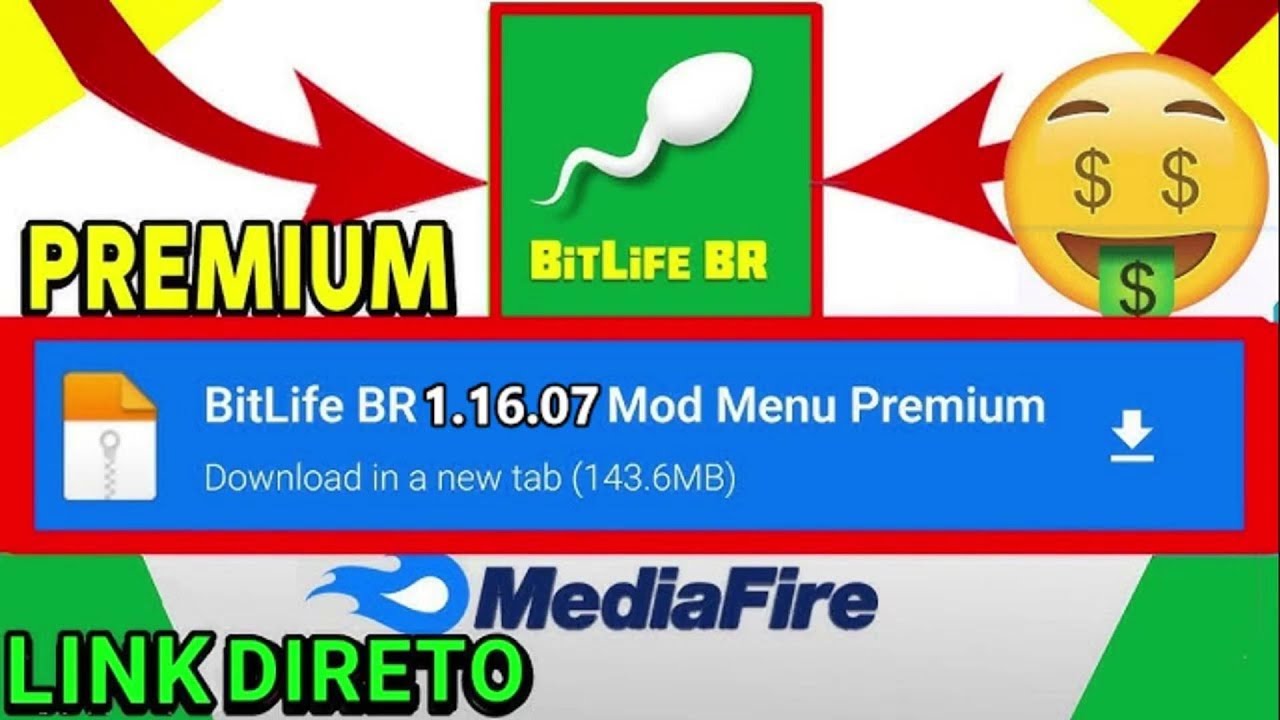 BitLife BR APK Mod 1.16.07 (Premium desbloqueado) Android YouTube