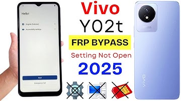 Vivo Y02T Google/Frp Bypass Without Pc - 2025 Setting Not Open | Vivo V2254 Frp Unlock Android 13