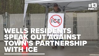 Wells residents speak out against police department's agreement to work with ICE