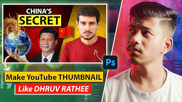 How To Make Thumbnails Like @dhruvrathee In Photoshop | EP-01 | Bijoy Dey
