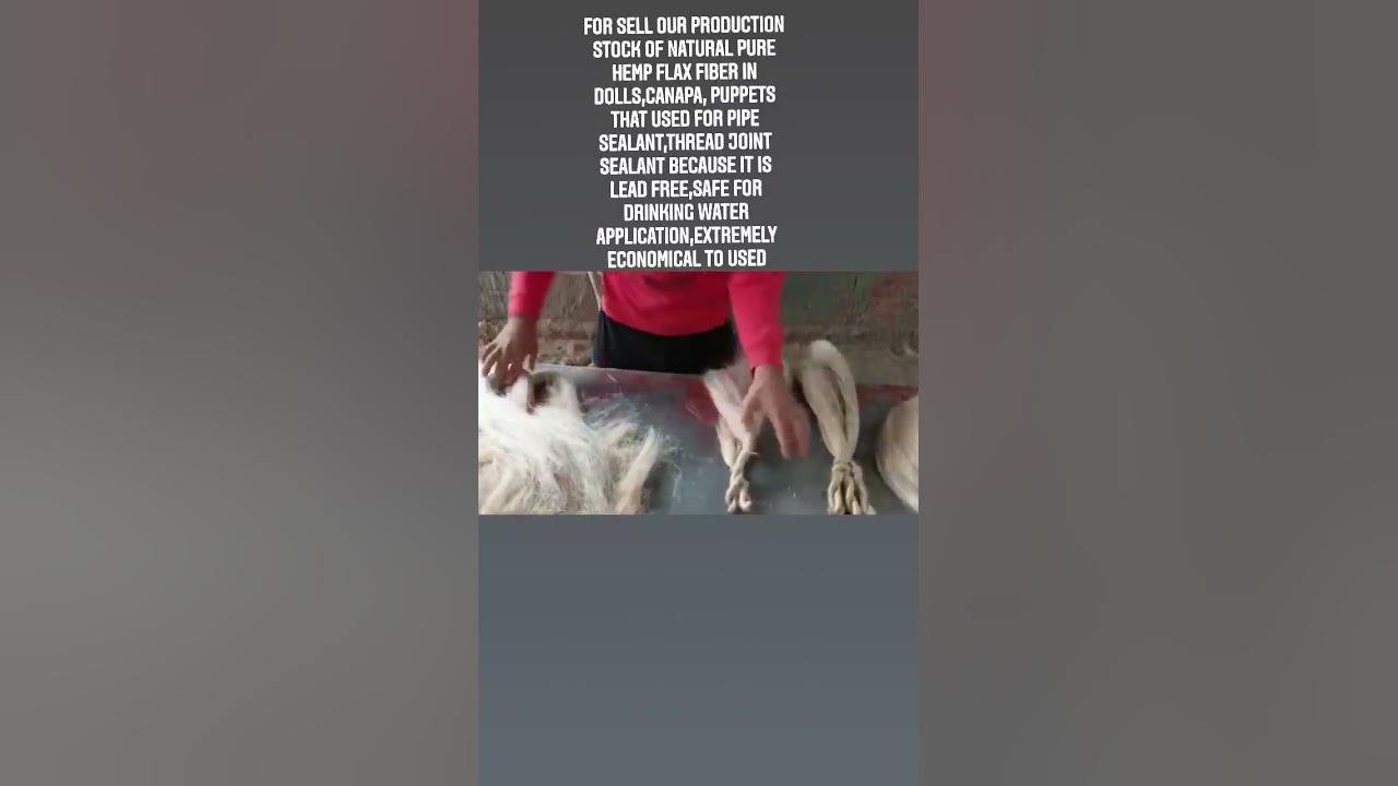 export_natural_pure_hemp_flaxfiber that used for Pipe sealant ,safe for drinking water