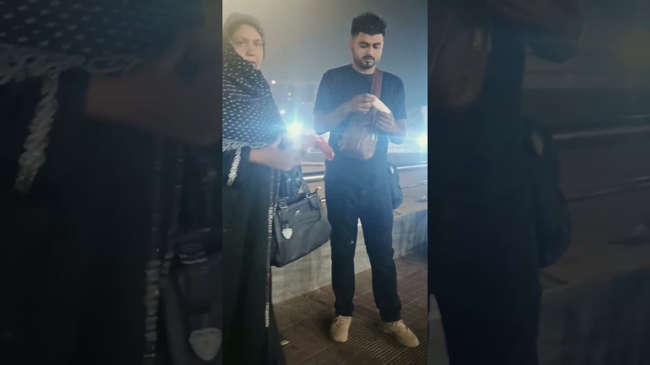 ভাগিনা দেশের বাইরে যায় বিদায় জানাতে আসলাম।