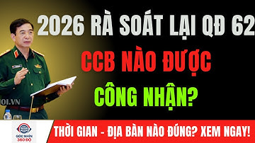 2026: Chỉ Những Mốc Thời Gian – Địa Bàn Này Mới Được Duyệt QĐ 62 – Hé Lộ Nhóm Được Ưu Tiên Cao Nhất!