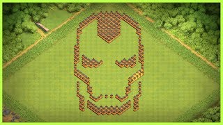 Creative Iron Man Base Layout With Copy Link Clash Of Clans