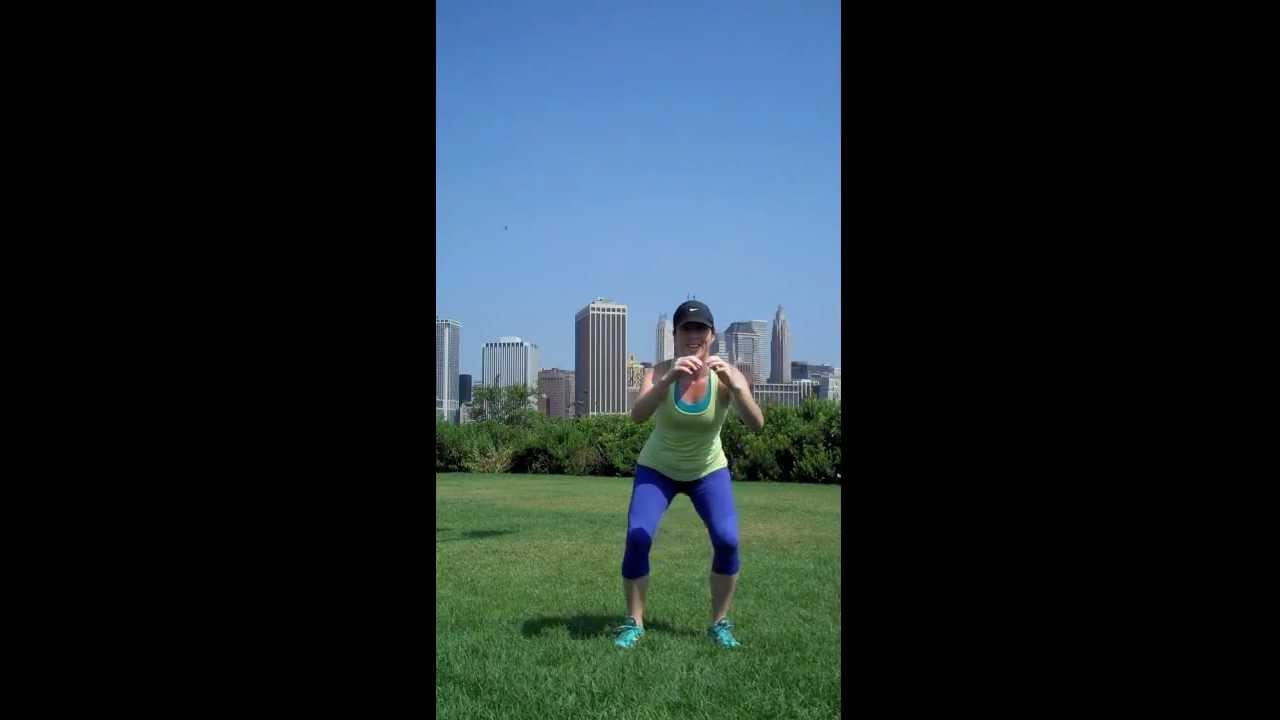 Chair Squats with High Knee Twist Strength Exercises for Runners YouTube
