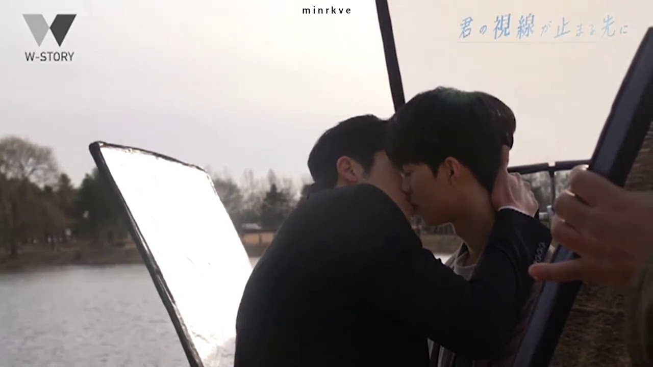 'Where Your Eyes Linger' Taejoo & Gook ep 8 kissing scene behind