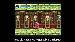 SotN: toadstool skip that enables sub-7 clock rush (w/ explanation)