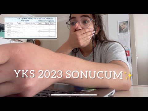 YKS 2023 SONUCUM (ilk tepki)✨İlk 1000?! #ösym #yks #yks2023 #sıralama #üniversite #derece