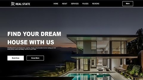 How to Create Real Estate Website Using HTML & CSS | Fast Code