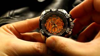Re-lumed Orange Seiko Velatura SNDA63P1 Review