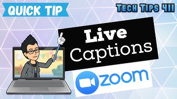 How to Use Zoom Closed Captioning | Quick Tip