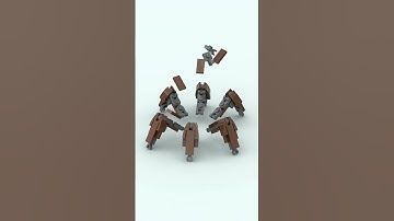 Lego Crab Droid MOC #lego #legostarwars #speedbuild #viral