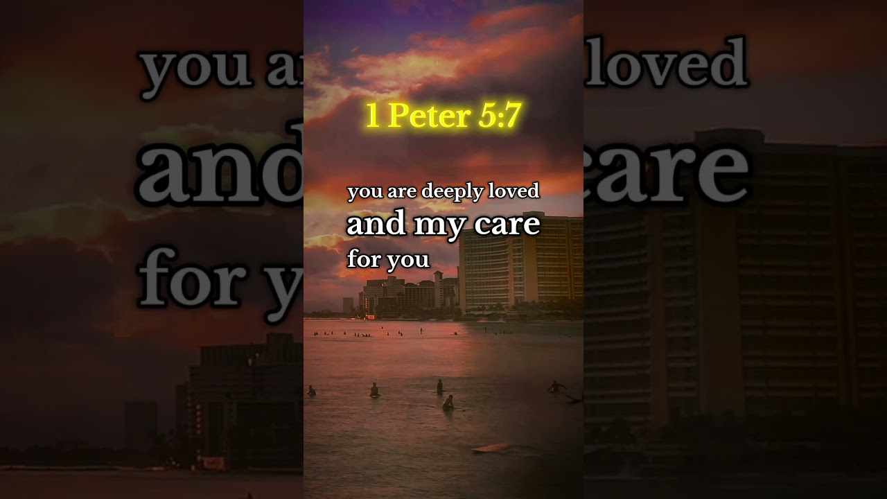 God Says: Cast Your Anxiety on Me | Powerful Message of Peace & Comfort (1 Peter 5:7)