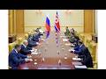 조선민주주의인민공화국 사회안전상과 로씨야련방 내무상사이의 회담 진행 Talks Held between Ministers of DPRK and Russia 총련의 축하단,대표단 도착
