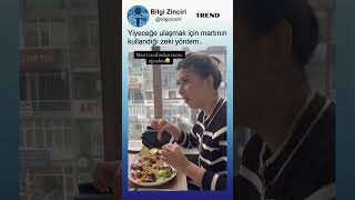 Yiyeceğe Ulaşmak Için Martının Kullandığı Zeki Yöntem👏😂