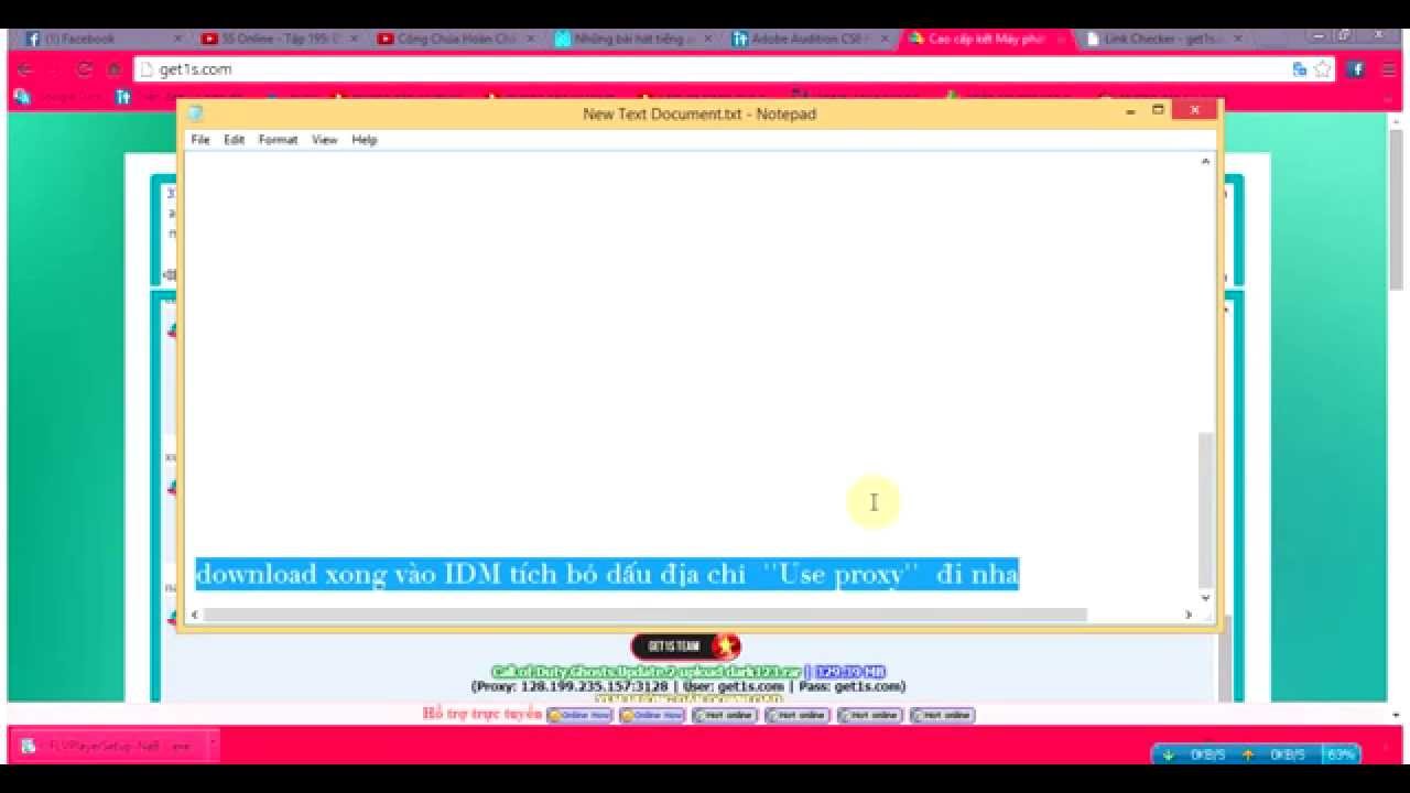 H ng d n get link fshare download max t c youtube