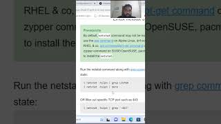 Linux essential commands netstat part 10#shorts