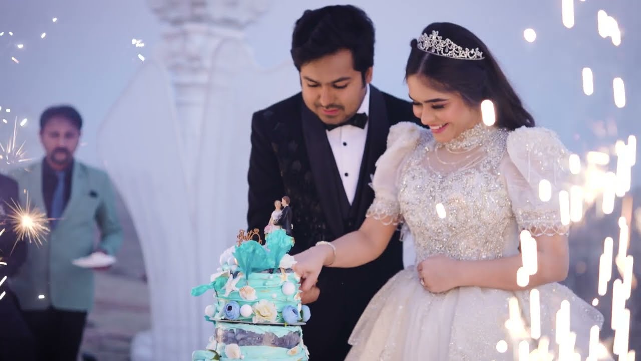 Engagement Cake Cutting Moment | Family Celebration