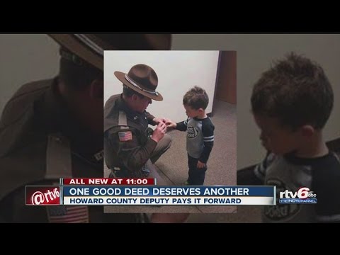 Howard County deputy pays it forward