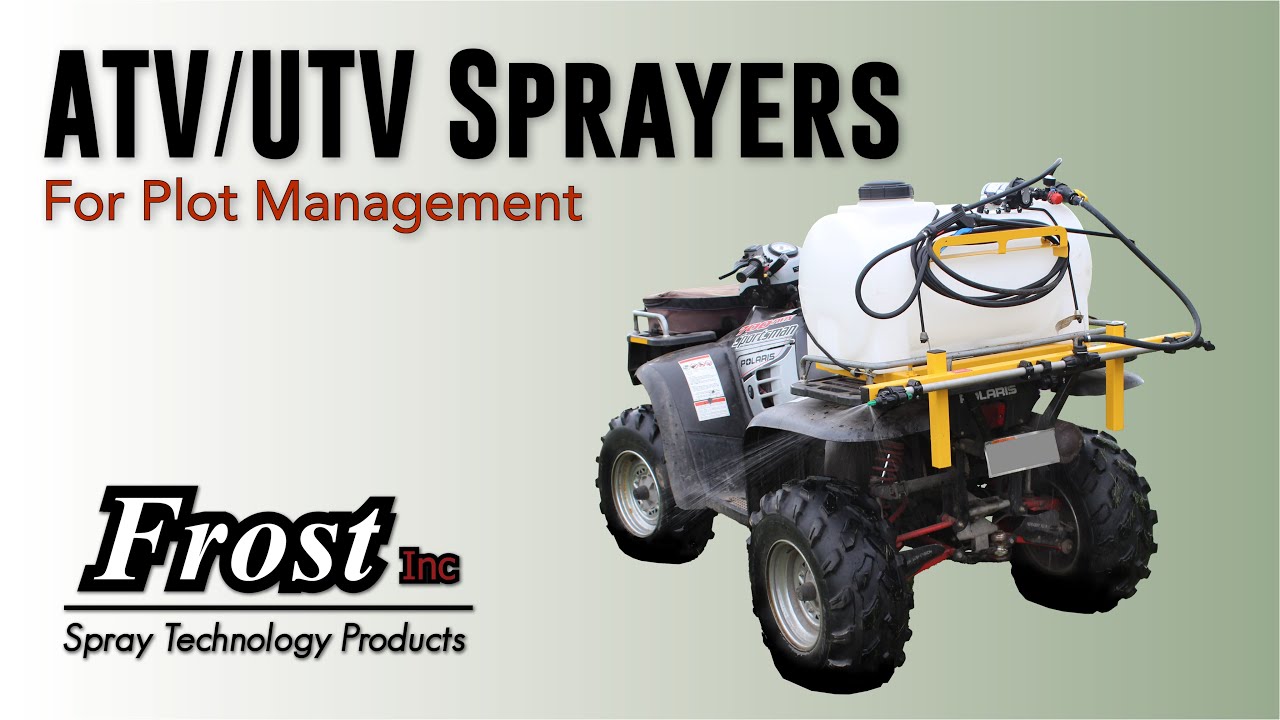 Plot Master Sprayer ATV/UTV Plot Sprayers - YouTube
